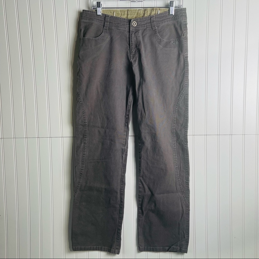 Kuhl woman's gray pants low rise size 10 outdoor clothing